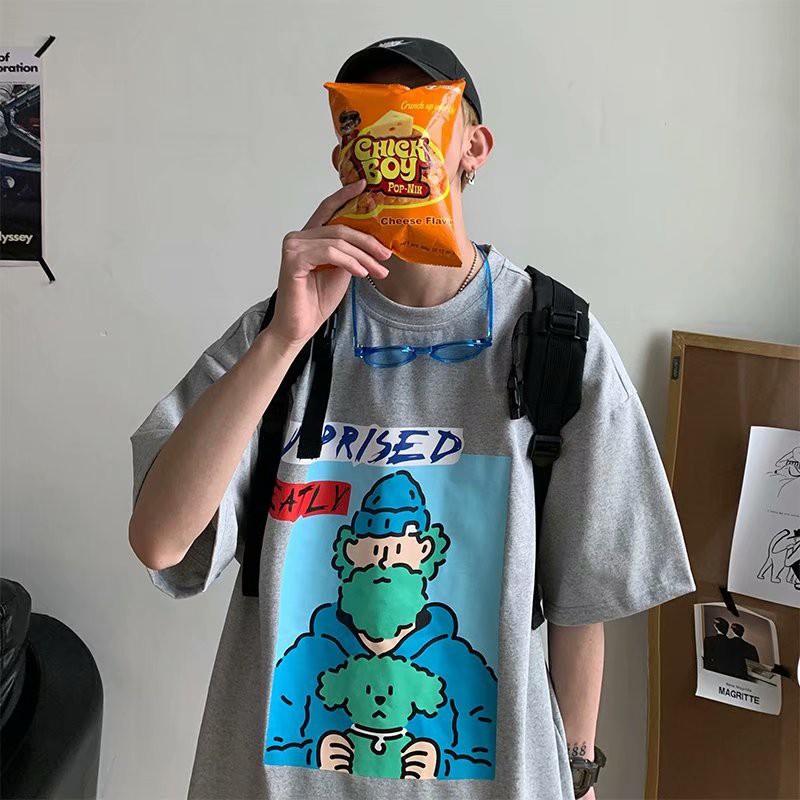 Áo Thun Tay Ngắn Cổ Tròn Thời Trang Cho Nam