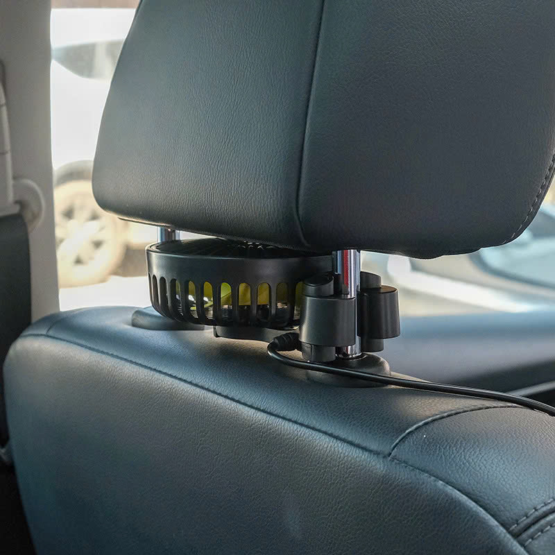 Quạt Mát Ghế Sau Xe Hơi Nguồn 5V 3 Tốc Độ - Mẫu Mới Đỉnh Cao Gió Mạnh Mẽ, Gấp Gọn Tiện Lợi