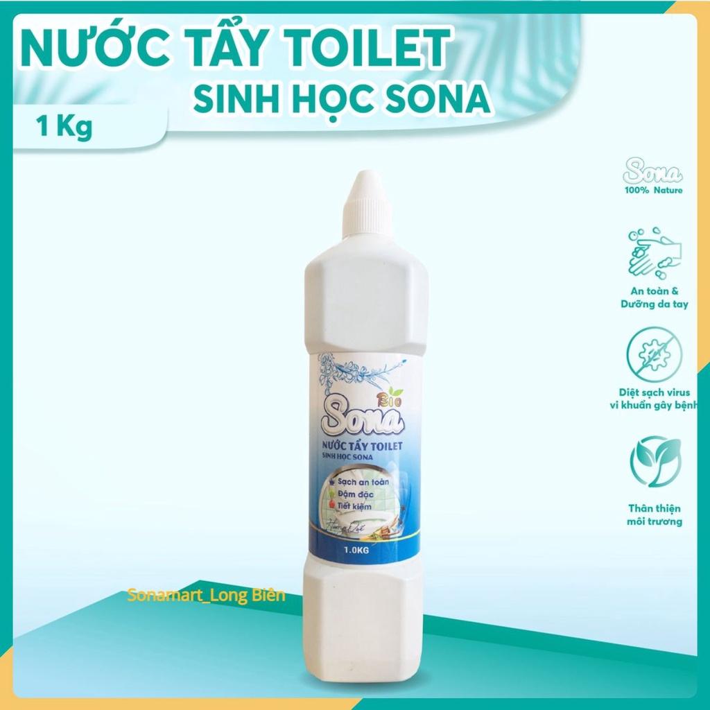 Nước Tẩy bồn cầu toilet sinh học SONA 1kg hương quế