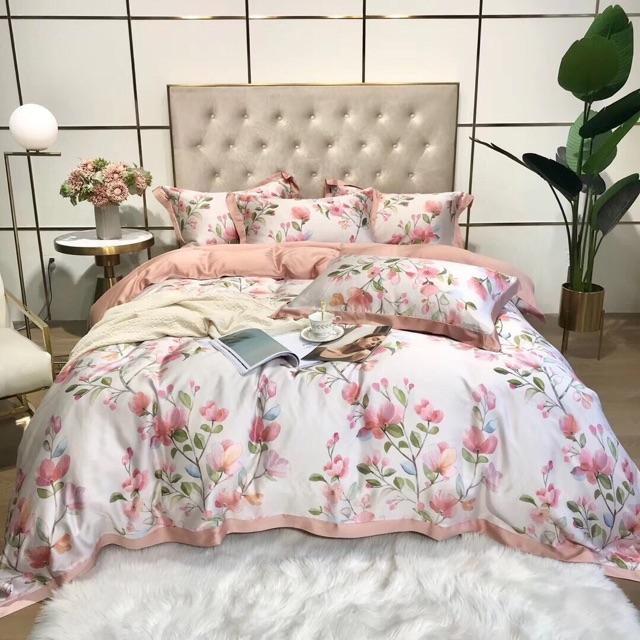 Bộ Tencel 60s cao cấp hoạ tiết 4 món