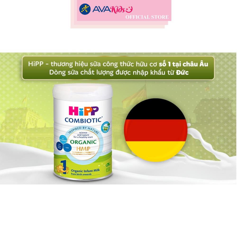 Sữa bột HiPP Organic Combiotic số 1 800g (0 - 6 tháng)