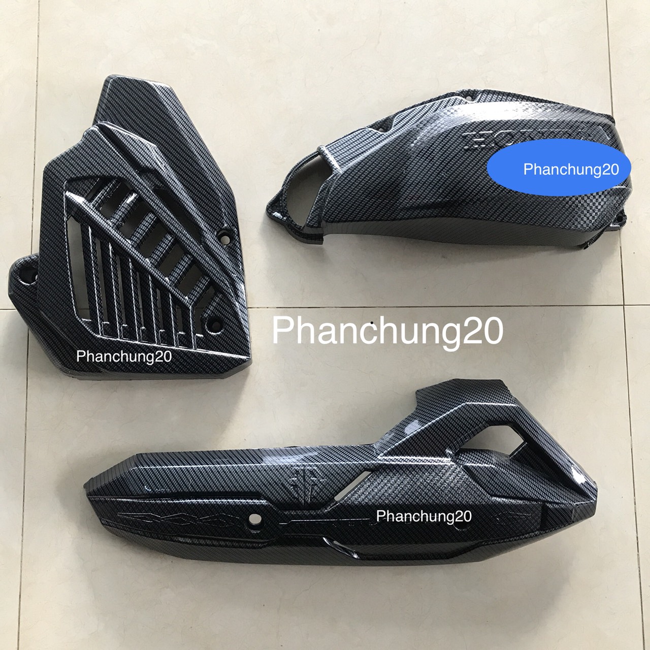 COMBO ỐP PHỤ KIỆN TRANG TRÍ DÙNG CHO ĐỜI XE AB 2016 2017 2018 2019 CACBON