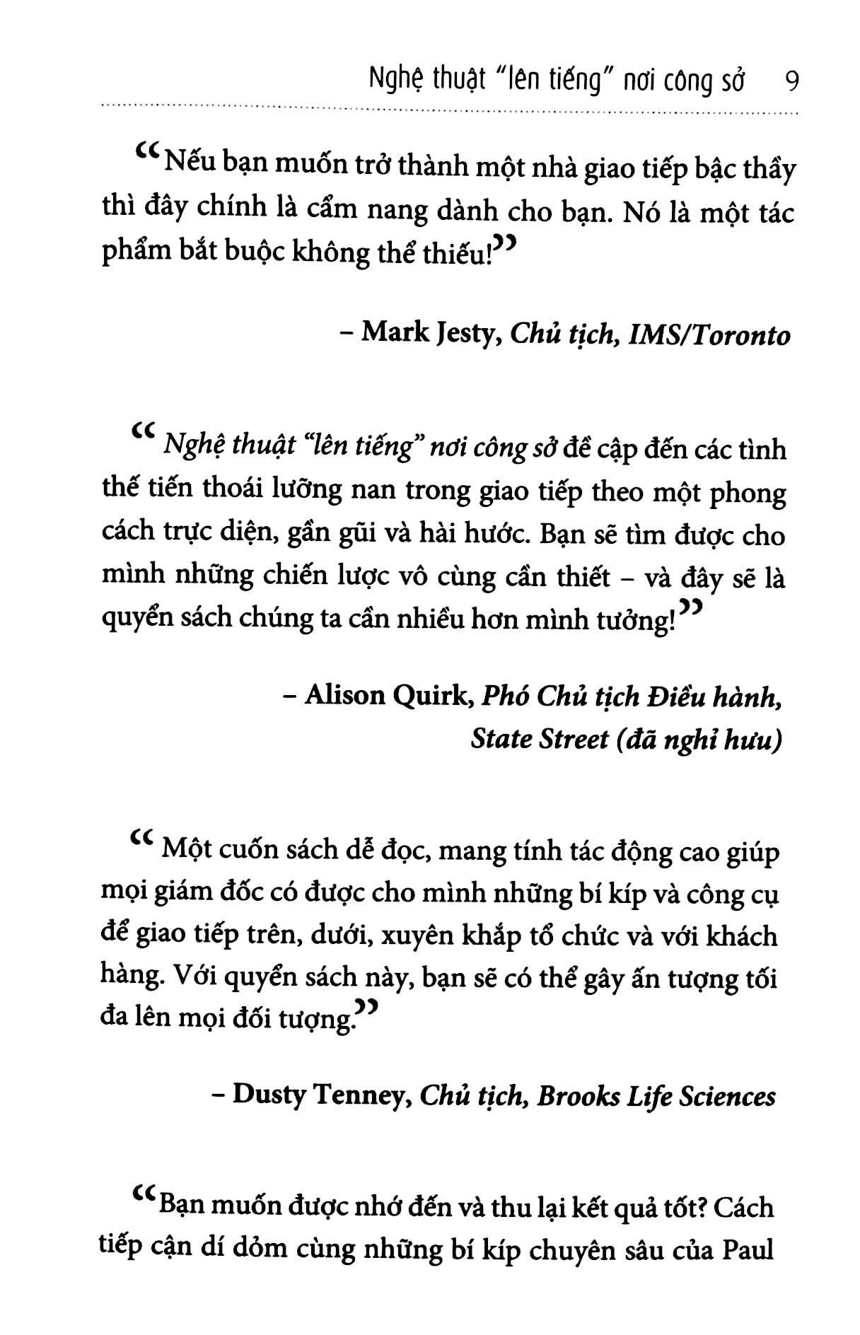 Nghệ Thuật Lên Tiếng Nơi Công Sở