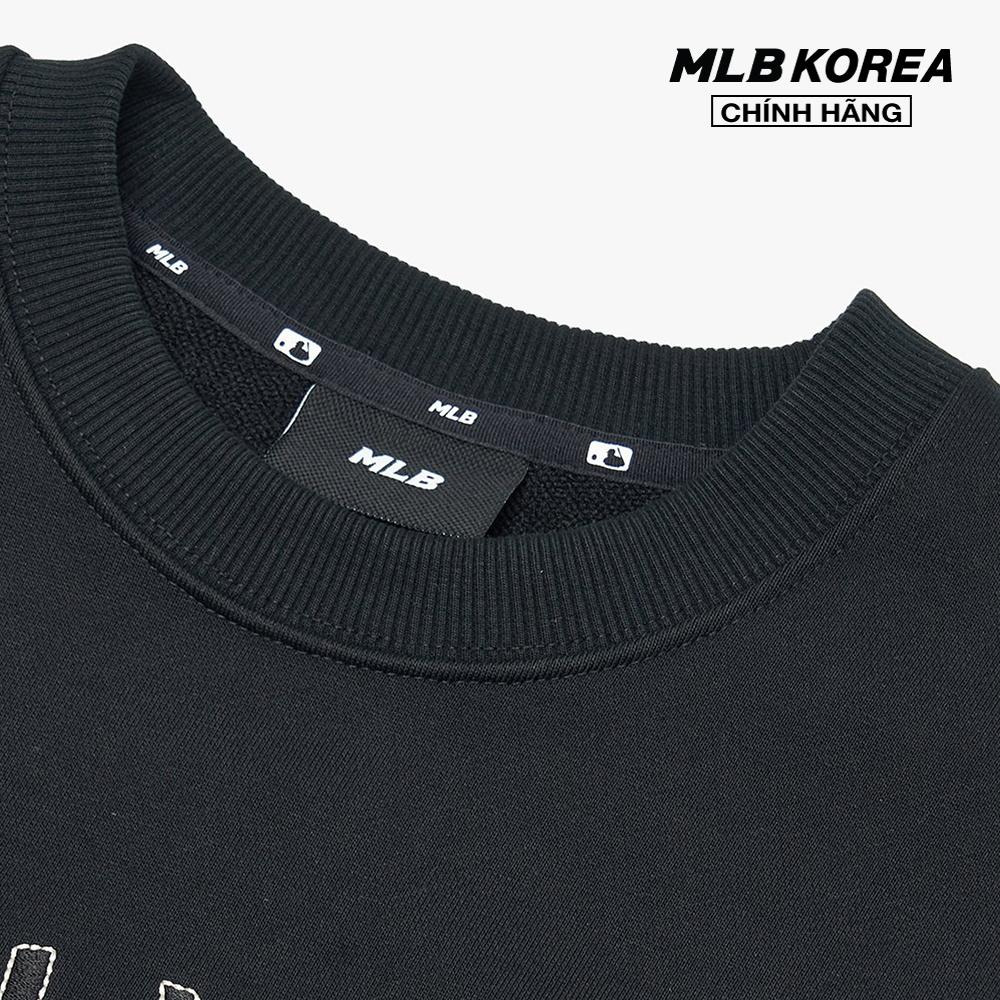 MLB - Áo sweatshirt tay dài phom suông Smile Overfit 3AMTN0424