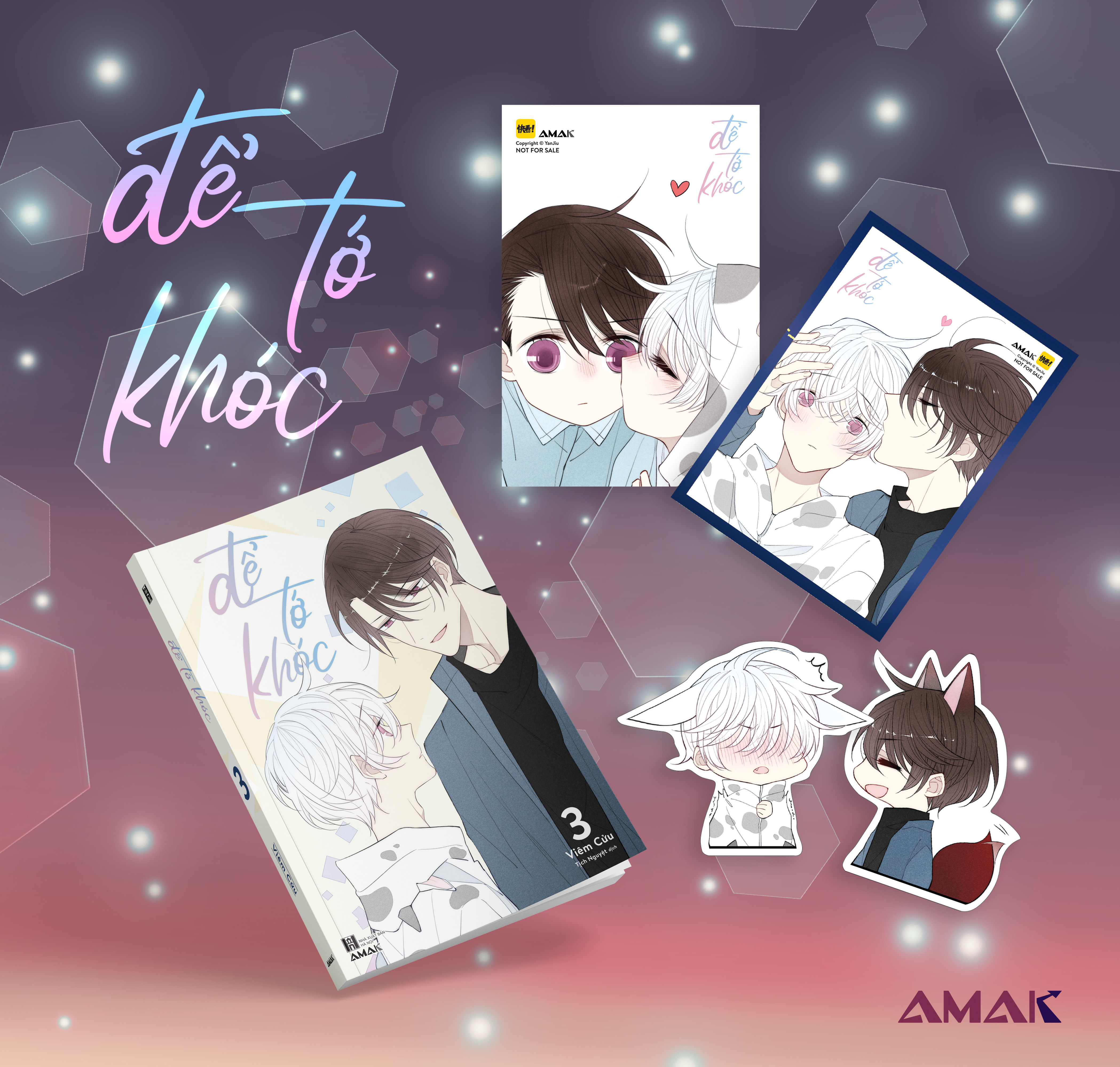 Truyện Tranh :  Để Tớ Khóc – Tập 3 (Kèm Bookmark Bookmarkk+ Postcard + Shikishi)