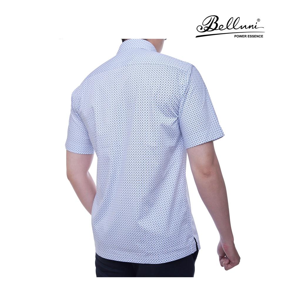 Áo sơ mi nam ngắn tay BELLUNI vải sợi tre thoải mái thanh lịch - ABN.BPS.BE.219.B