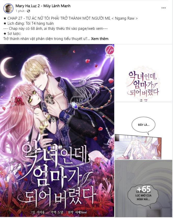 từ ác nữ tôi phải trở thành một người mẹ chapter 27.1 13