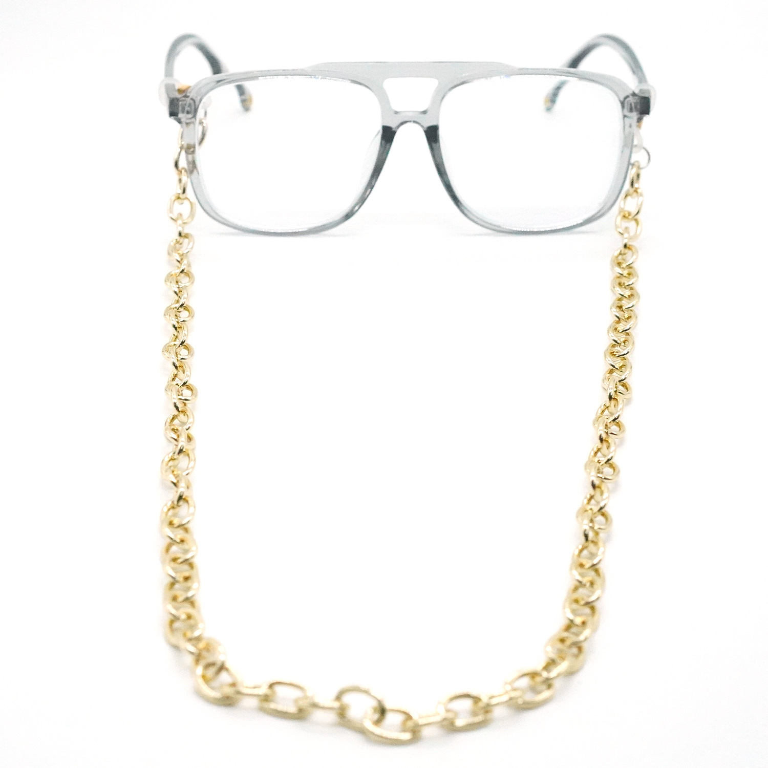 Chain đeo gọng kính thời trang phong cách Âu Mỹ street style hip hopr