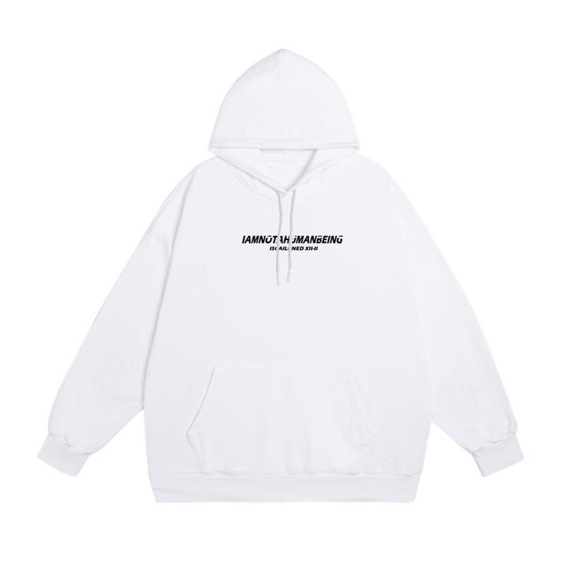 Áo mũ Hoodie Unisex MonsterX Human Being form rộng 5 màu nỉ bông cặp đôi nam nữ Oversize Ulzzang thu đông