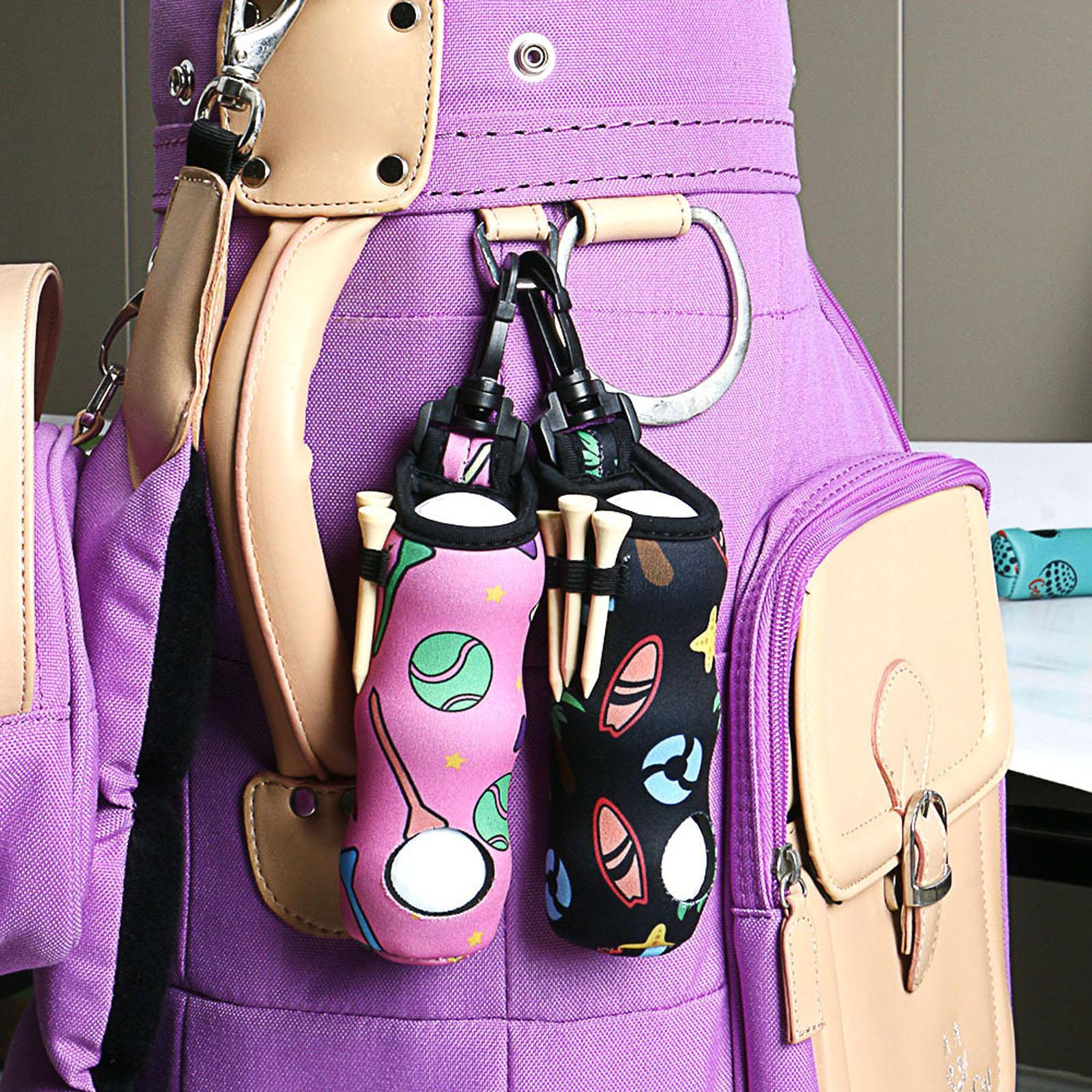 Club Ball Pouch Tee Holder Women Men Purse Golfers Belt Waist Bag Pouch