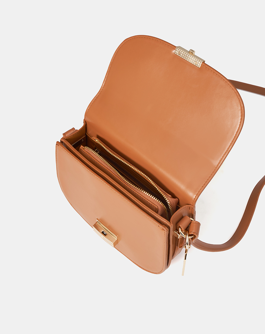 Túi Xách Nữ Thời Trang JUNO Cỡ Nhỏ Saddle Bag Time Travelling TXN727