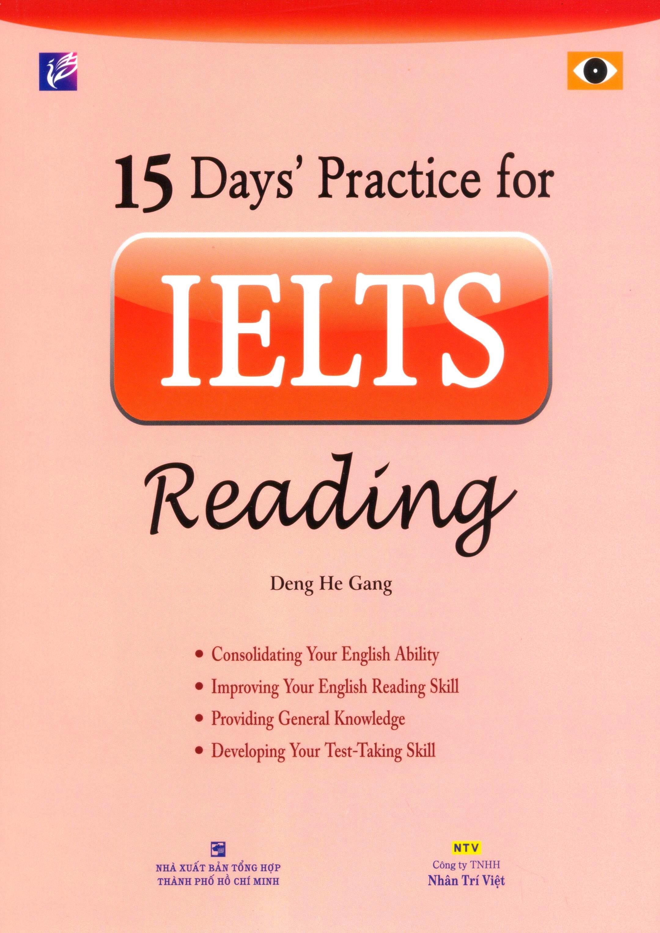 15 Days' Practice For Ielts Reading (Tái Bản 2019)