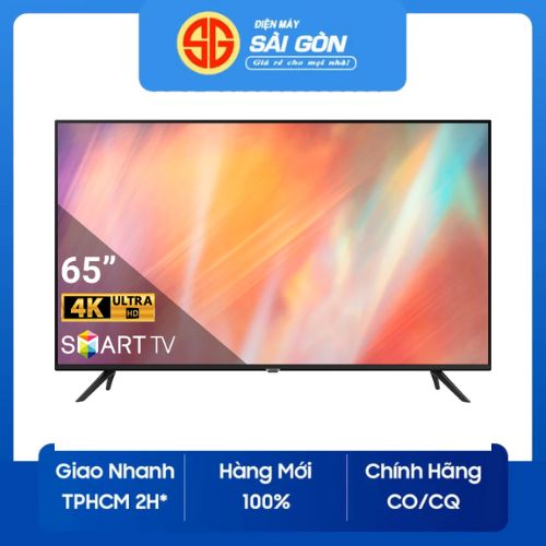 Smart tivi Samsung 4K 65 inch UA65AU7002KXXV - Hàng chính hãng