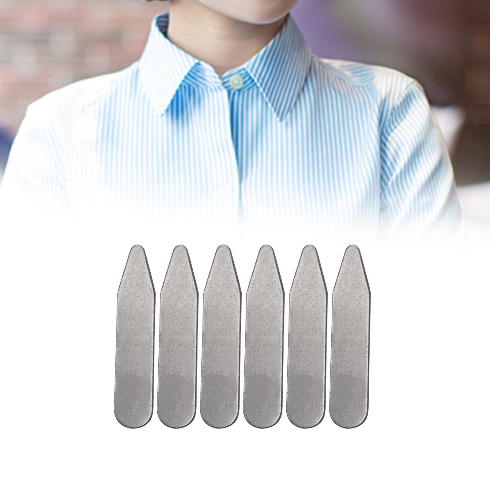 Collar Stays Metal Wrinkle  Non Slip for Unisex  Wedding