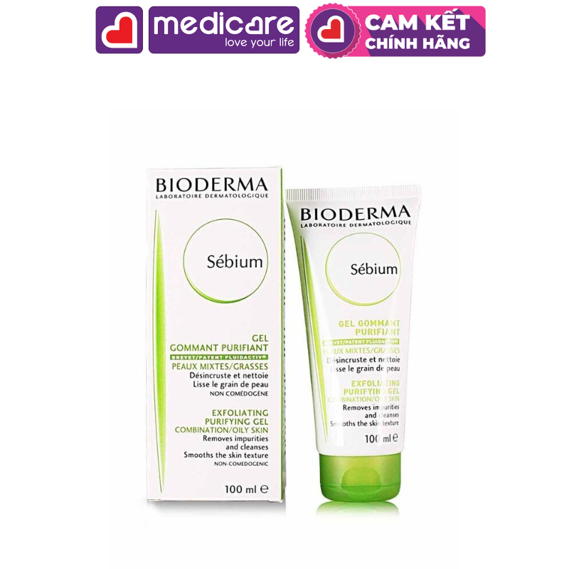 Tẩy Tế Bào Chết Bioderma Sebium 100ml