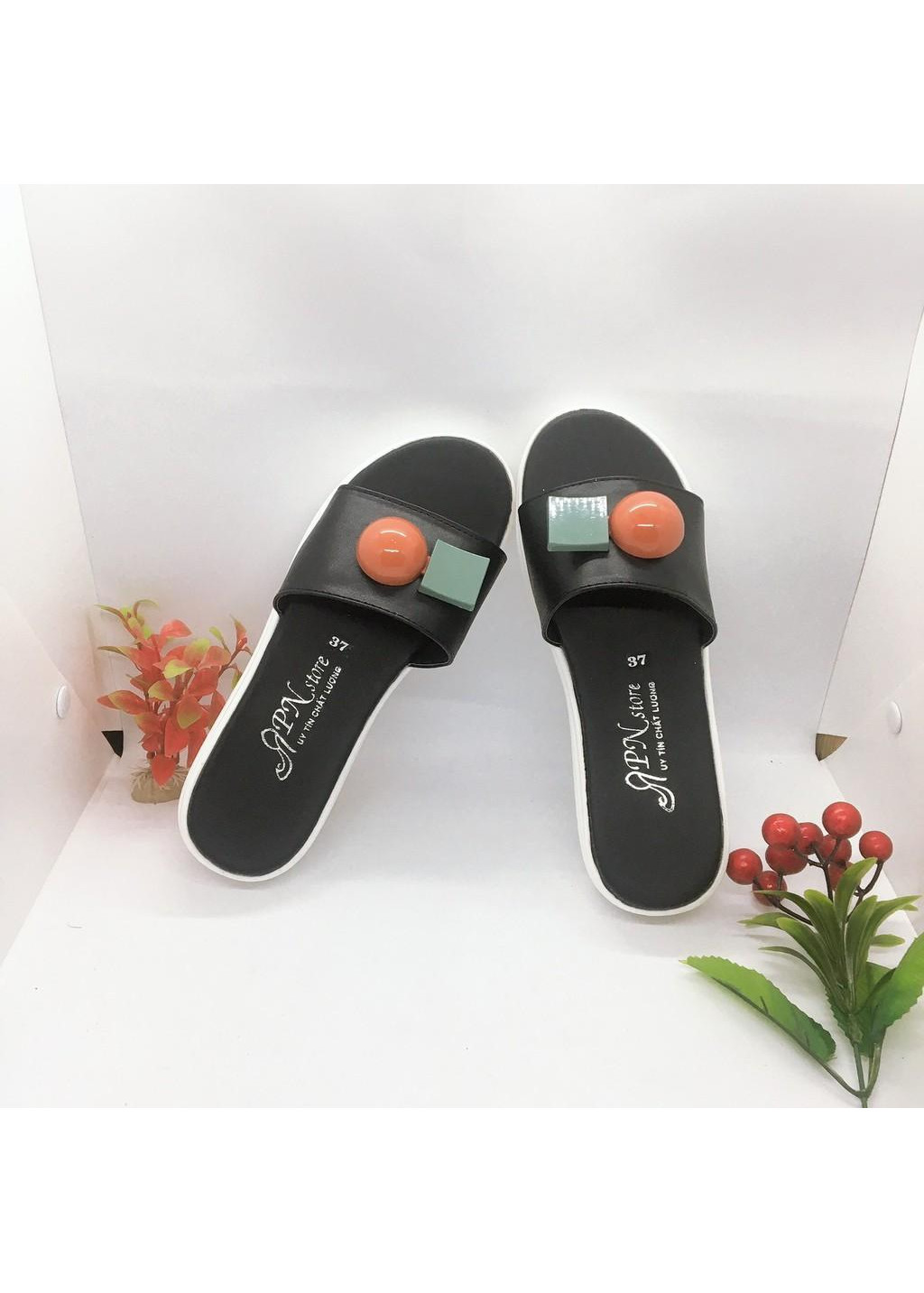 Giày Cao Gót Đế Xuồng Trắng 5cm Kết Vuông Tròn