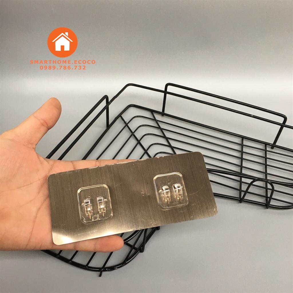 Kệ góc dán tường bằng thép không rỉ siêu chắc trong nhà bếp nhà tắm