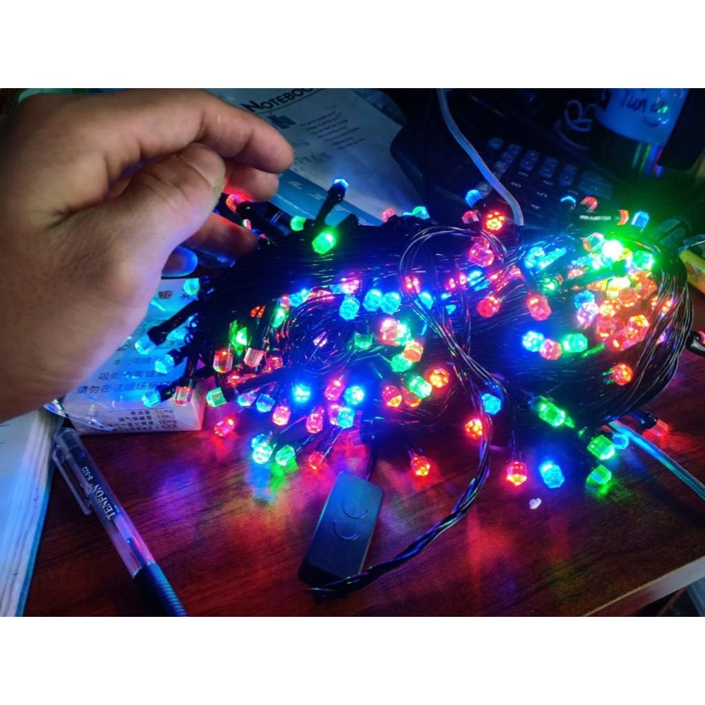 NHÁY LED KIM CƯƠNG NHIỀU MÀU/ 1 MÀU VÀNG- DÀI 10M/ 20M/ 50M- TRANG TRÍ CÂY THÔNG NOEL/ GIÁNG SINH/ QUẤN CÂY