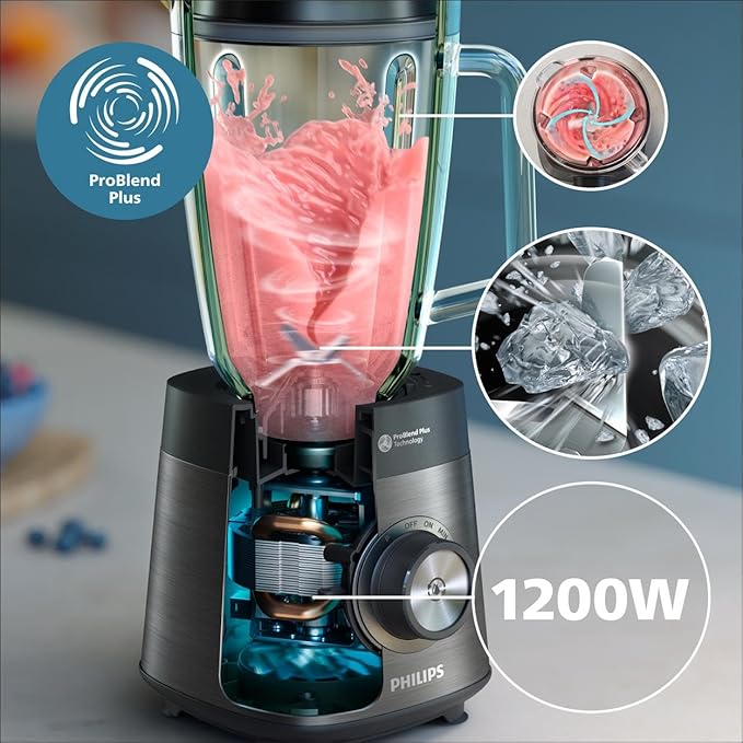 Máy xay sinh tố Philips HR3041/00 dòng 5000 Hàng chính hãng