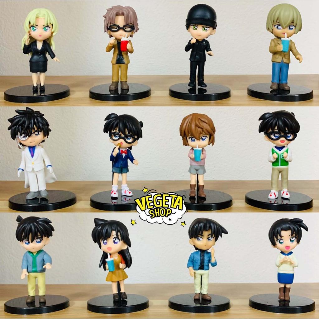 Mô hình Conan - Haibara Shinichi Ran Mori Kaito Kid Amuro Shuichi Akai Hattori Heiji Kazuha Vermouth Subaru Okiya Cao 8c
