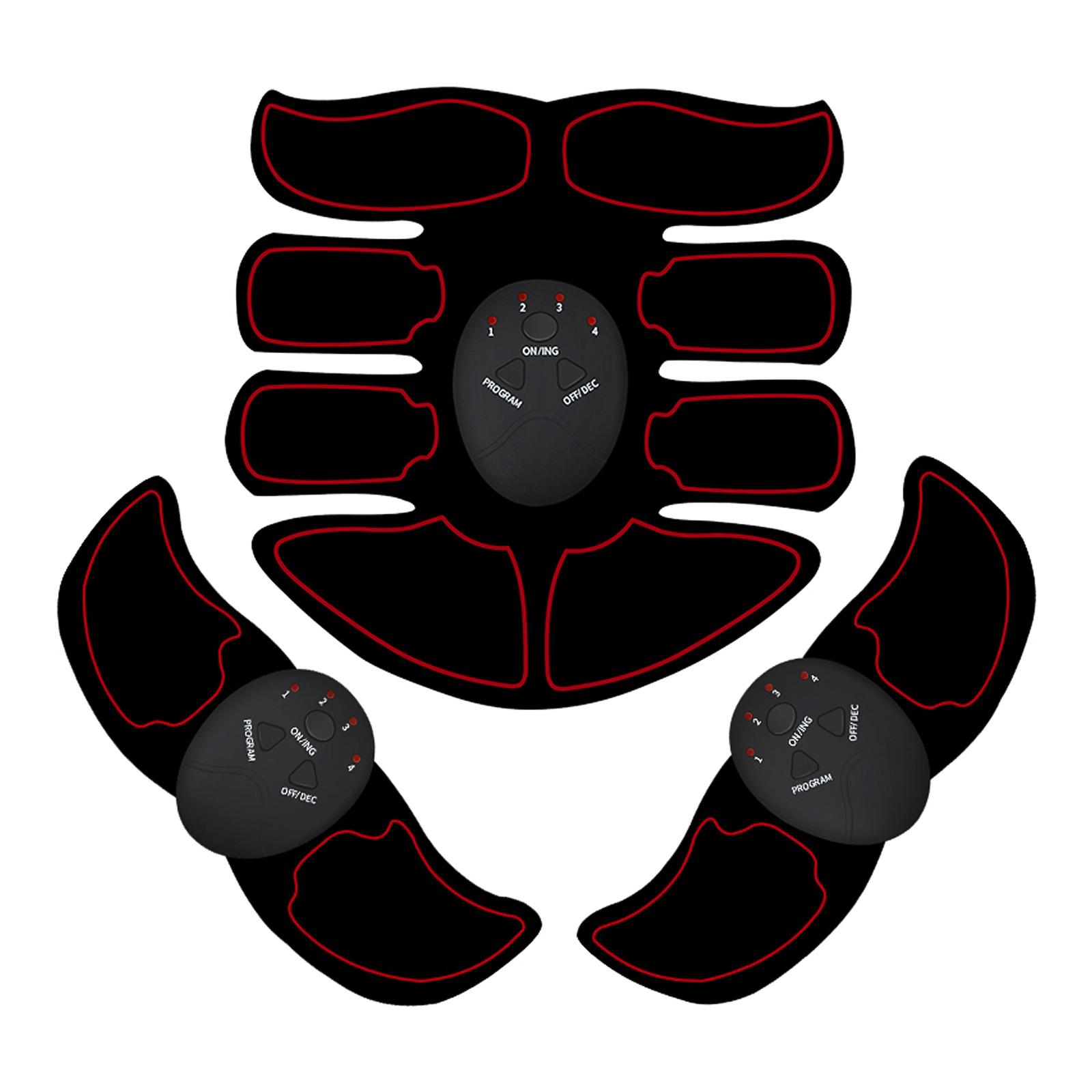 Smart Abs Stimulator Abdominal Muscle Toner Abs Muscle Trainer 6 Modes 9 Levels Intensity Body Fitness Shaping Massage