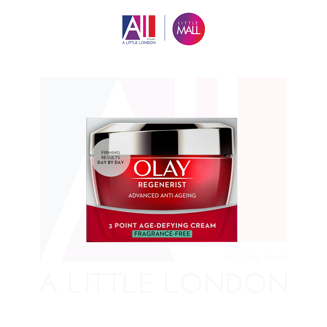 Kem dưỡng không hương liệu Olay Regenerist Advanced Anti Ageing 3 Point Age Defying Cream Fragrance Free Moisturiser - 50ml