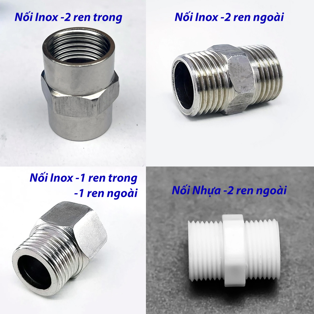 Đầu Nối Ống Nước Dây Cấp Nước Đủ Loại Phi 21 - Phụ kiện đấu nối thiết bị nhà tắm nhà bếp