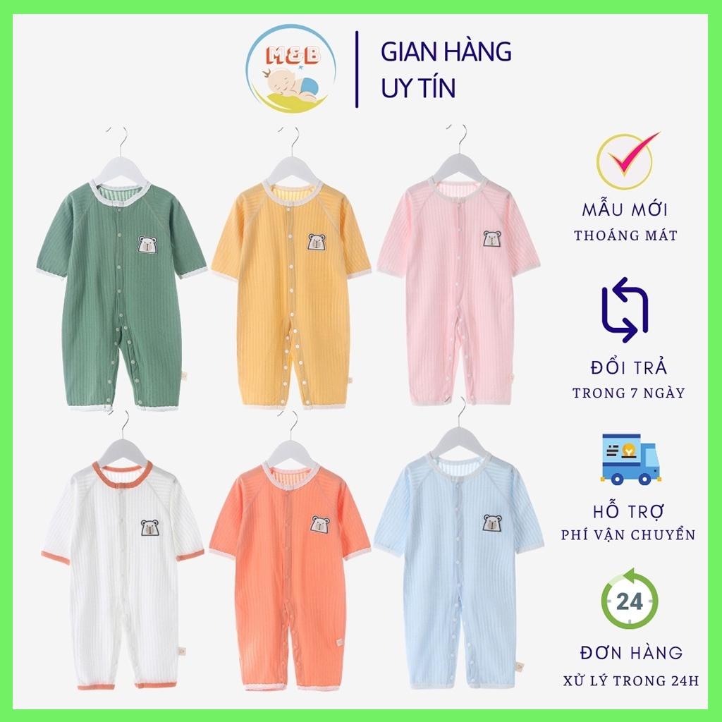 Body dài tay liền thân bodysuit cho bé trai gái sơ sinh từ 4-14kg hàng đẹp vải cotton Xịn Thoáng Mát – BD16