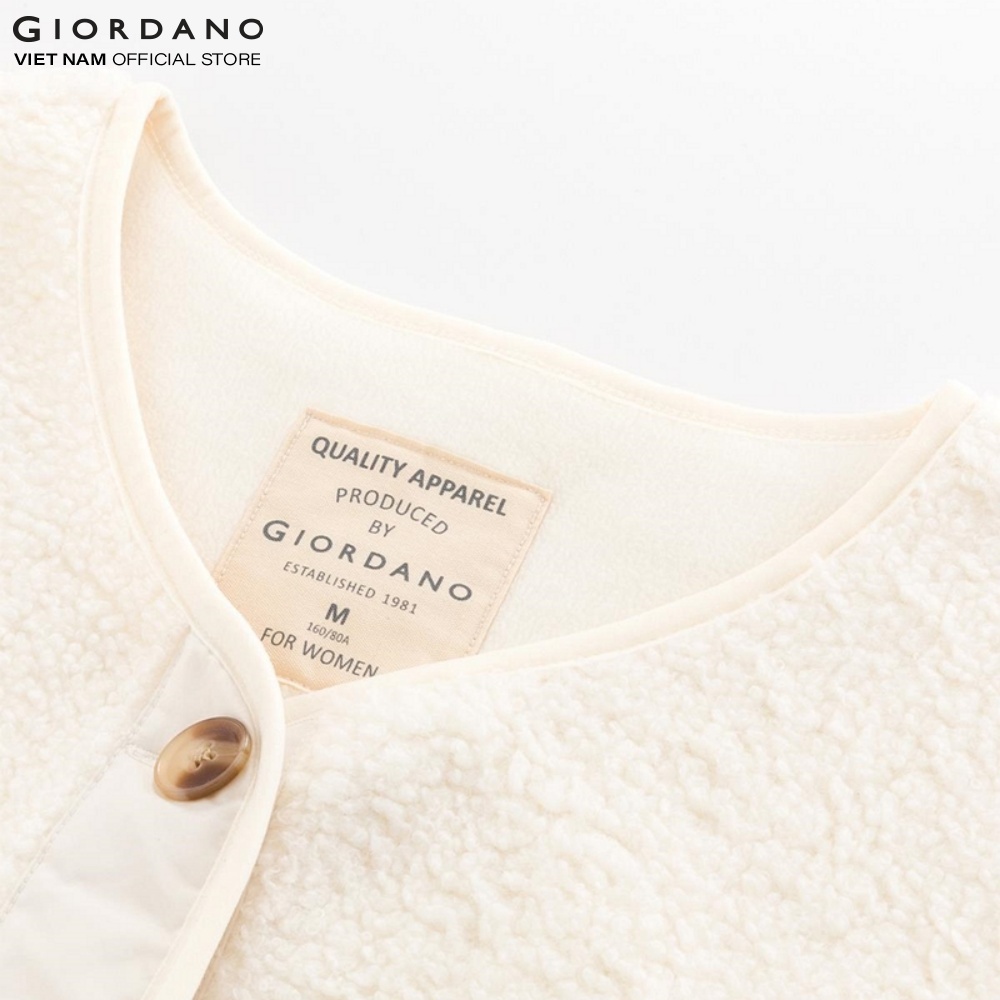 Áo Vest Lông Cừu Nữ Giordano 05372804