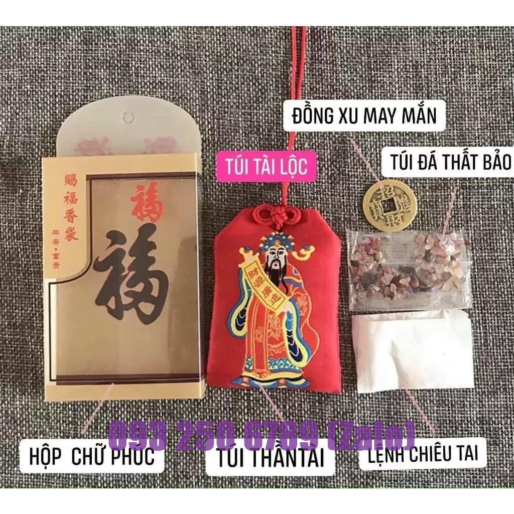 Túi Thần Tài Đỏ May Mắn Chiêu Hút Tài Lộc