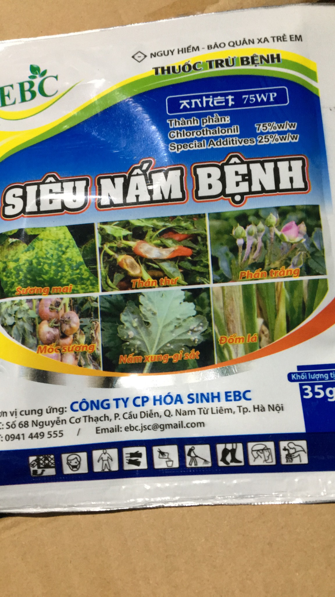 Sản Phẩm Si êu Nấm bệnh cây trồng gói 35gr