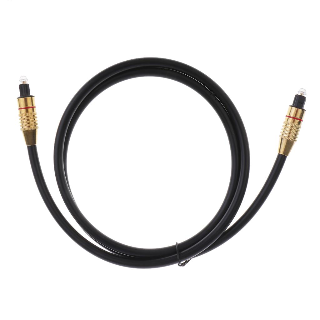 Ultra Slim Toslink Optical Digital Audio Cable OD:6.0mm Molded, Black