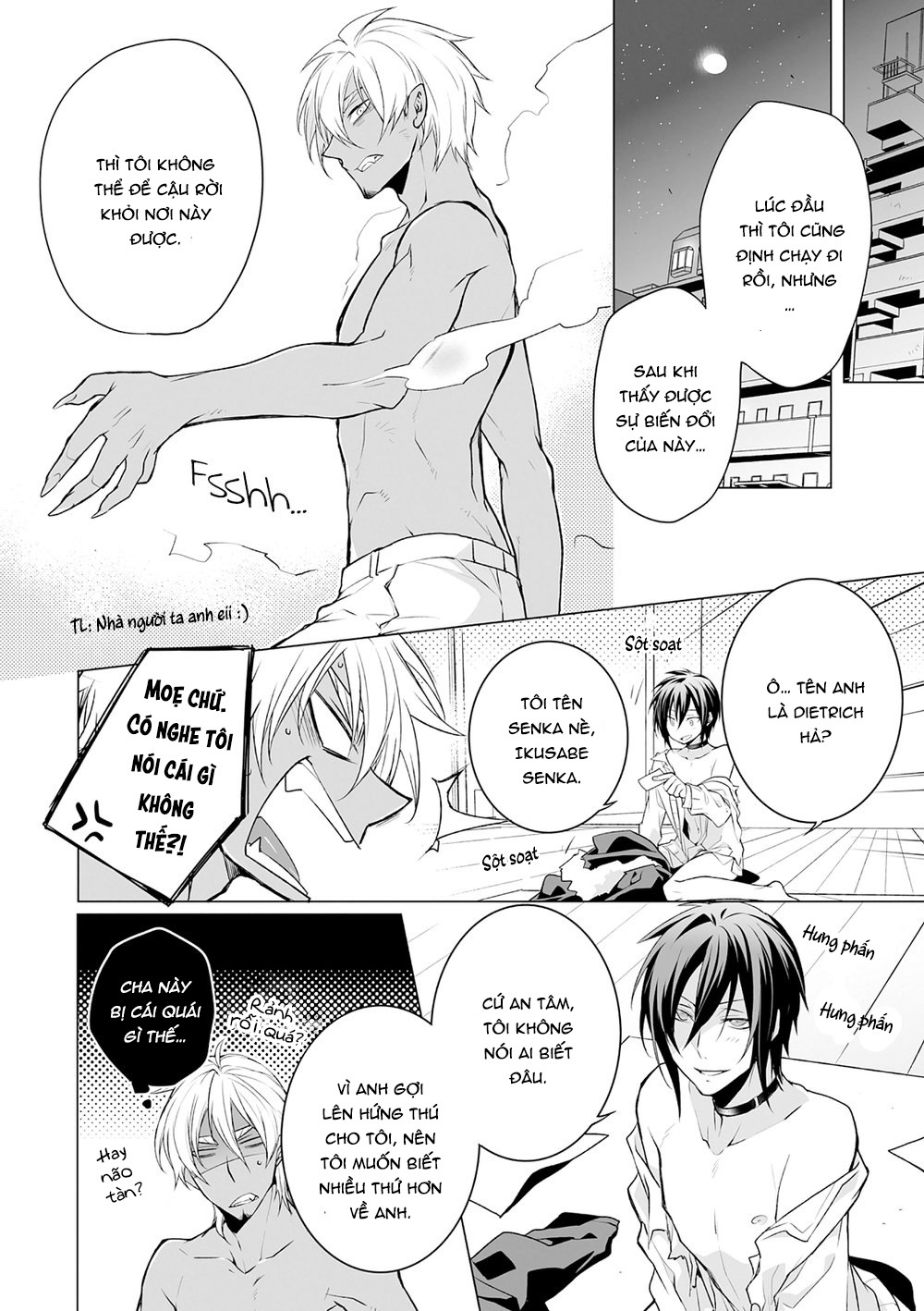 anh chàng người sói và tiểu thuyết gia lập dị chapter 1.1 12