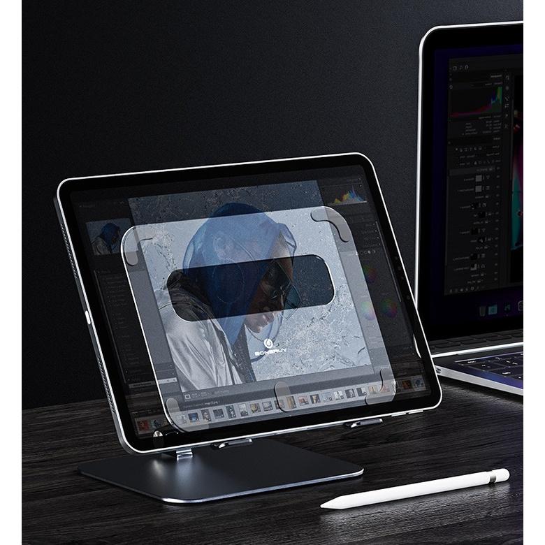 P61 Giá đỡ nhôm cho iPad, Máy tính bảng, Galaxy Tab dạng đỡ tablet điều chỉnh độ cao lên xuống từ hợp kim nhôm cao cấp.