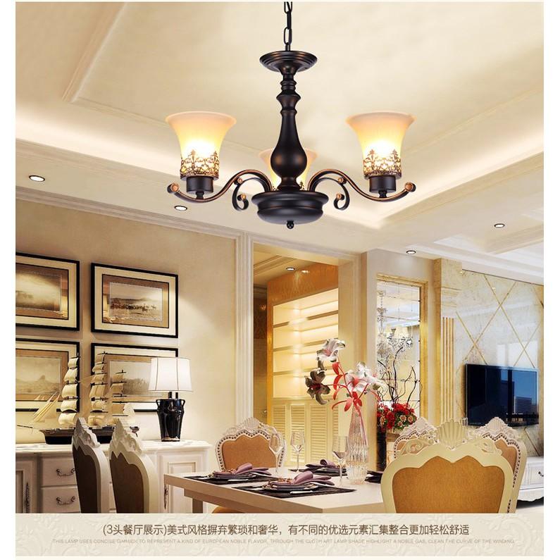 Đèn chùm - đèn trang trí phòng khách cao cấp Royal lamp kèm bóng LED chuyên dụng