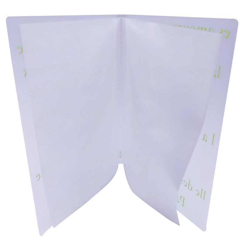 Bìa 20 Lá Trong Mờ - Thiết Kế Kiểu Paris Double A CH19312-EN - Xanh Lá 3