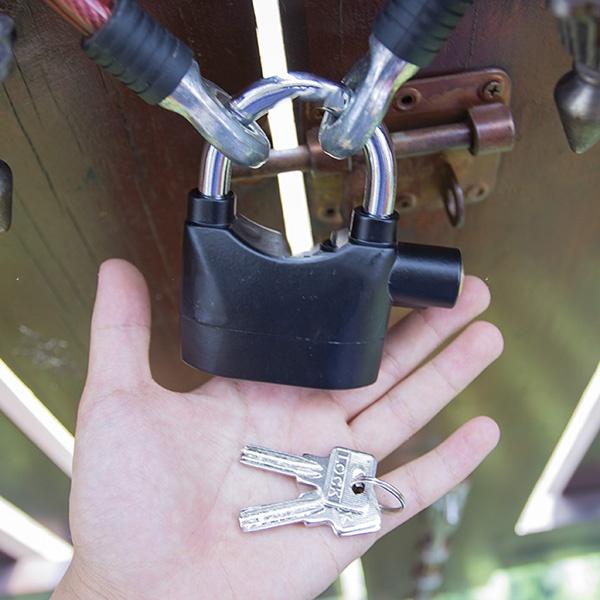 Ổ KHÓA CHỐNG TRỘM THÔNG MINH 110DBA CÓ CÒI HÚ BÁO ĐỘNG