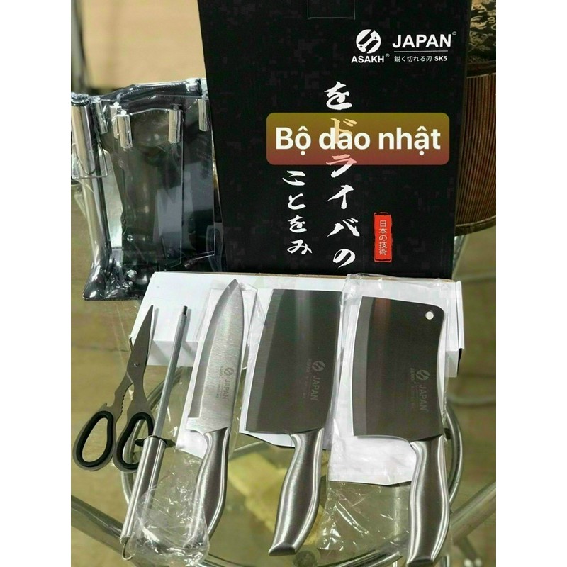 BỘ DAO LÀM BẾP 6 MÓN - NHẬT