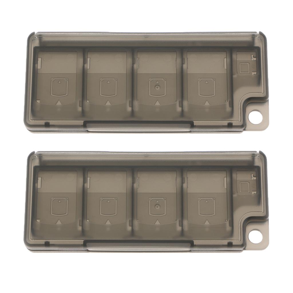 2 Pcs Game Card Holder 10 In 1 Storage Box Case For  Switch