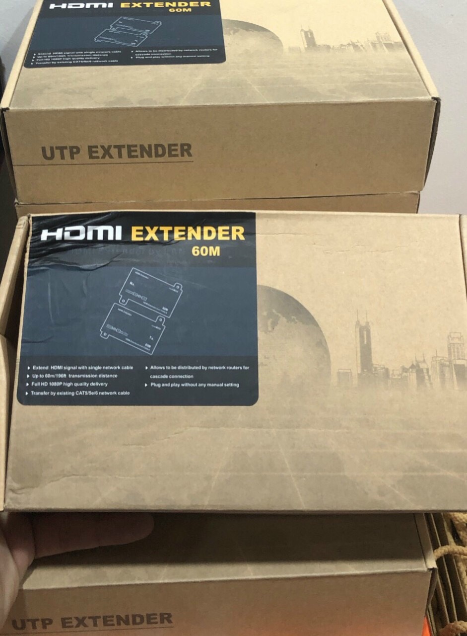 HD Extender 60M SFX - Nối Dài HDMI bằng Dây LAN 60m - Extender 60M