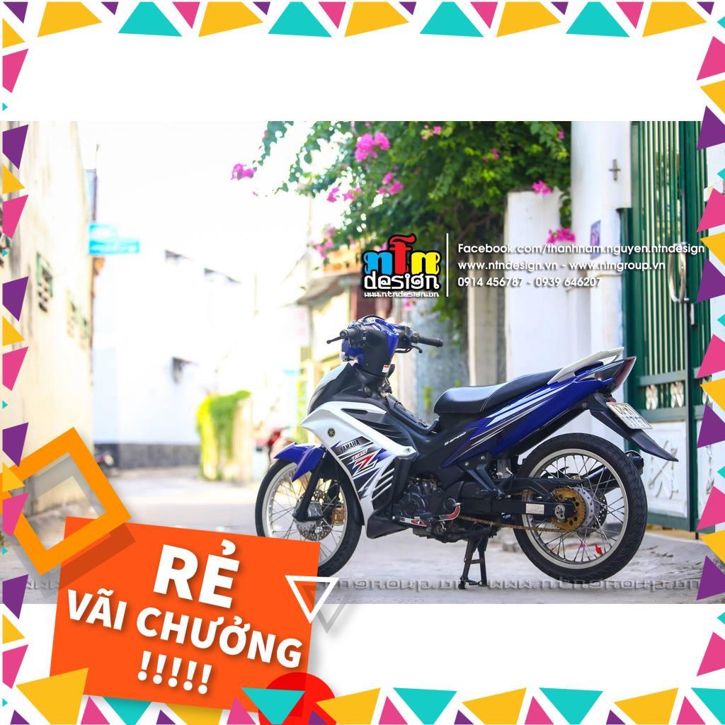 Tem Rời Exciter 135 Mẫu Trắng Xanh GP Chữ Z