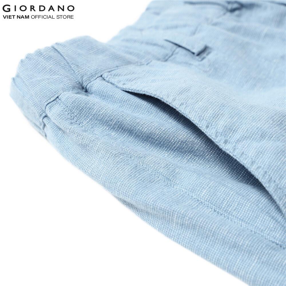 Quần Lửng Linen Nam Giordano 01121202