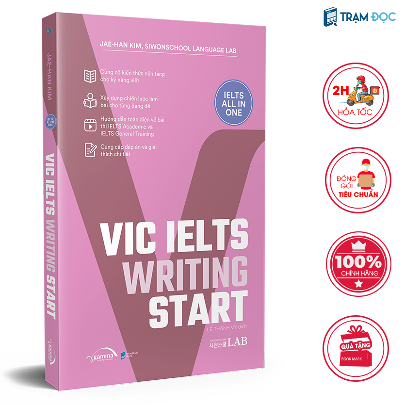 Combo 4 cuốn VIC Start IELTS All in One: Reading + Writing + Listening + Speaking