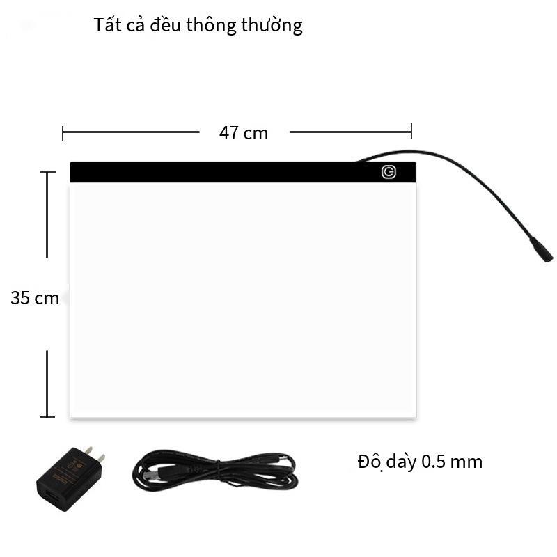 Khuyến mại A3 sao chép bảng LED sao chép trong suốt viết phát sáng ban hoạt hình sao chép vẽ phác thảo truyện tranh thư pháp hiện vật văn phòng phẩm