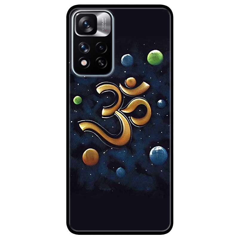 Ốp lưng dành cho Xiaomi Redmi Note 11 Pro 5G mẫu Om Mani Padme Hum Hành Tinh
