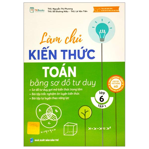 Làm Chủ Kiến Thức Toán Bằng Sơ Đồ Tư Duy Lớp 6 – Tập 1