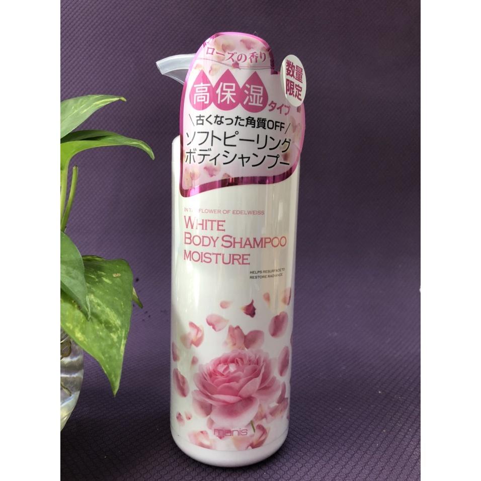 Sữa Tắm Manis Dưỡng Trắng Da White Body Shampoo Nhật Bản - 450ml