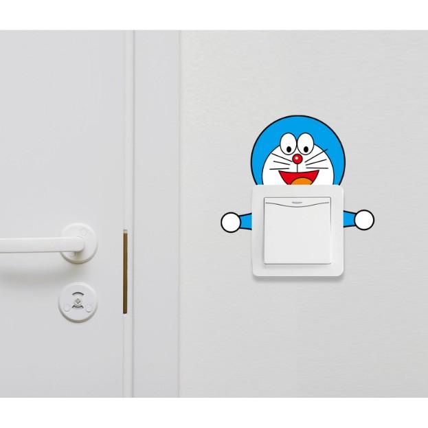 Decal dán Công Tắc Đèn - Hình Doremon