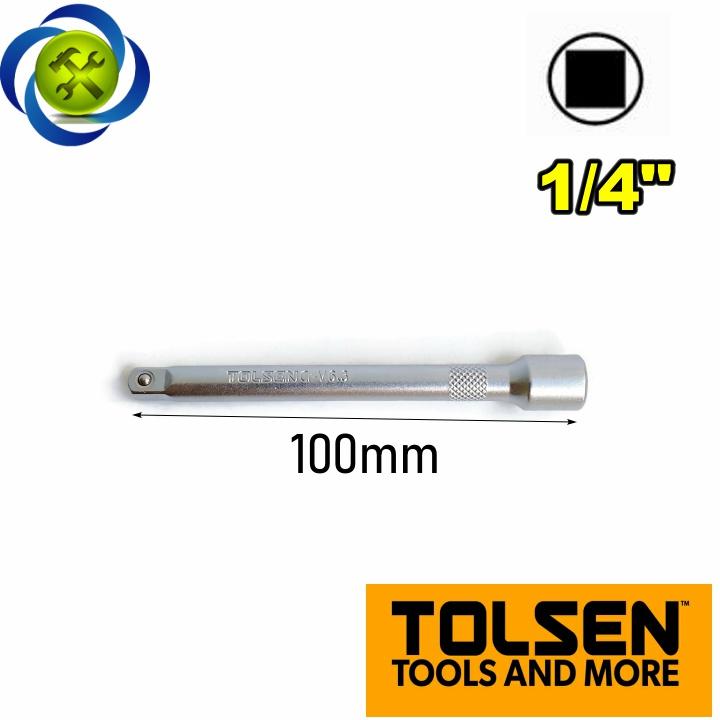 Đầu nối dài 1/4 Tolsen 15122 dài 100mm đầu vuông 6.35mm