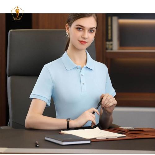 Áo Polo Thun Trơn Cá Sấu TRAZ Chất Vải Cotton 35/65 Dày Basic Unisex Nam Nữ Cao Cấp Thoáng Mát Form Đẹp